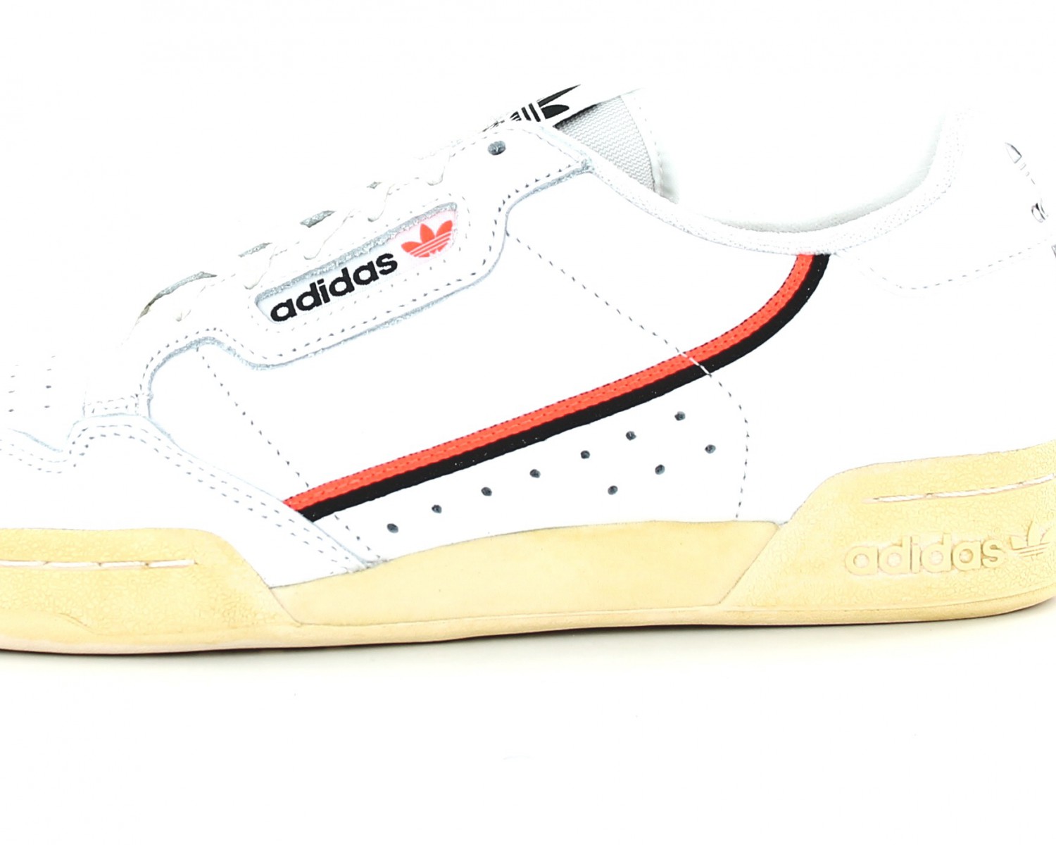 Adidas continental 80 beige orange sale