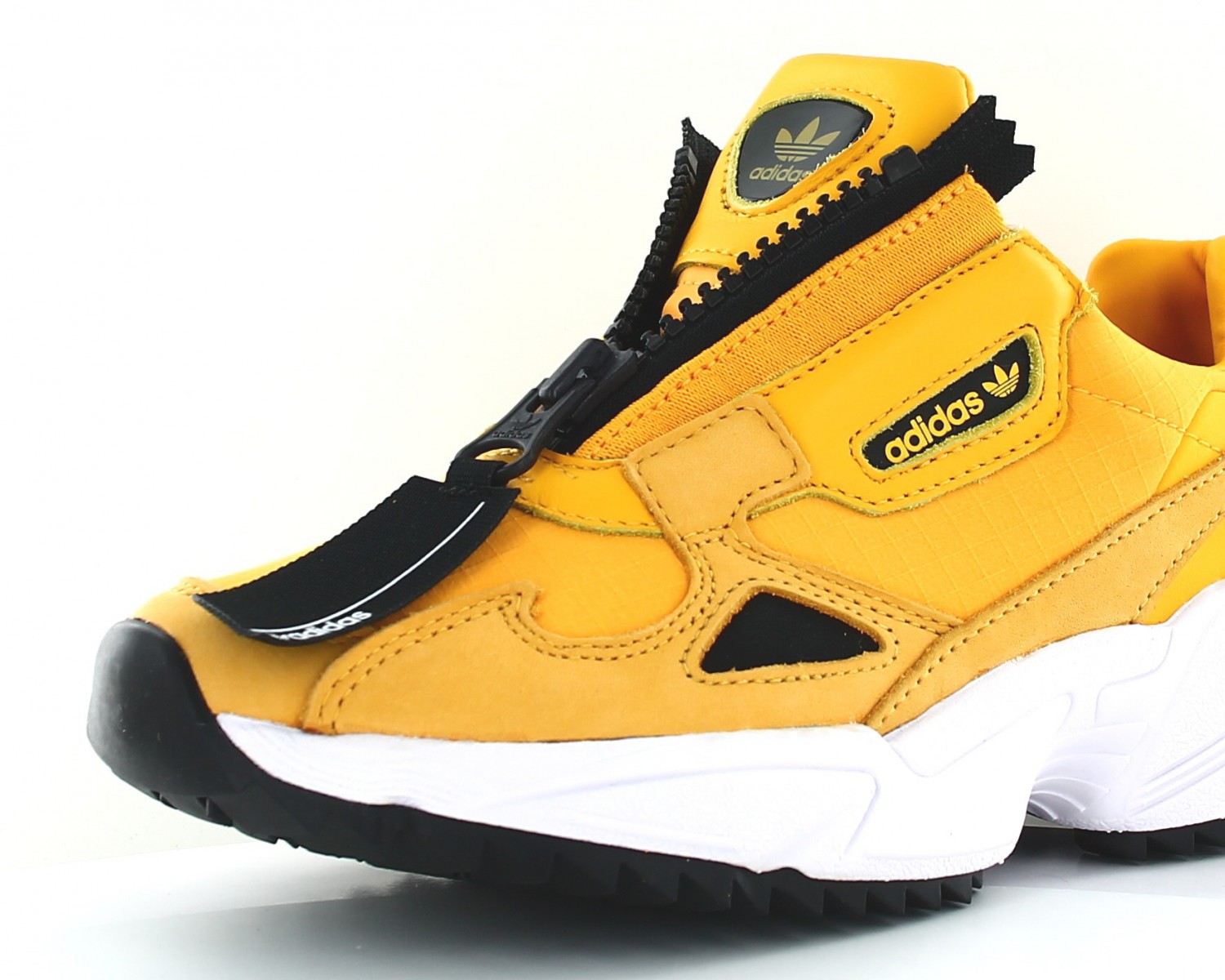 adidas falcon zip jaune