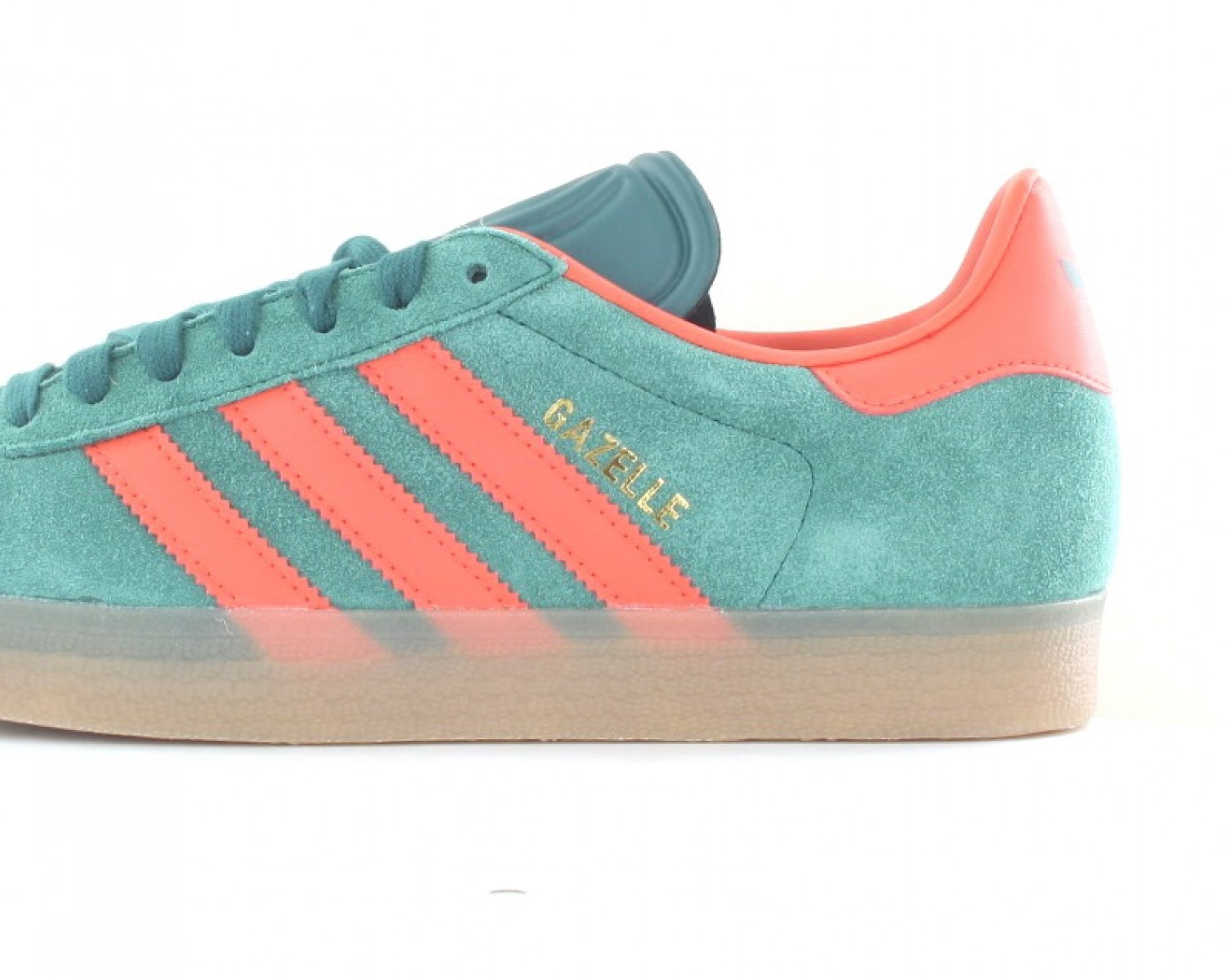 adidas Originals Chaussures Gazelle - Vert/Blanc/Doré Femme