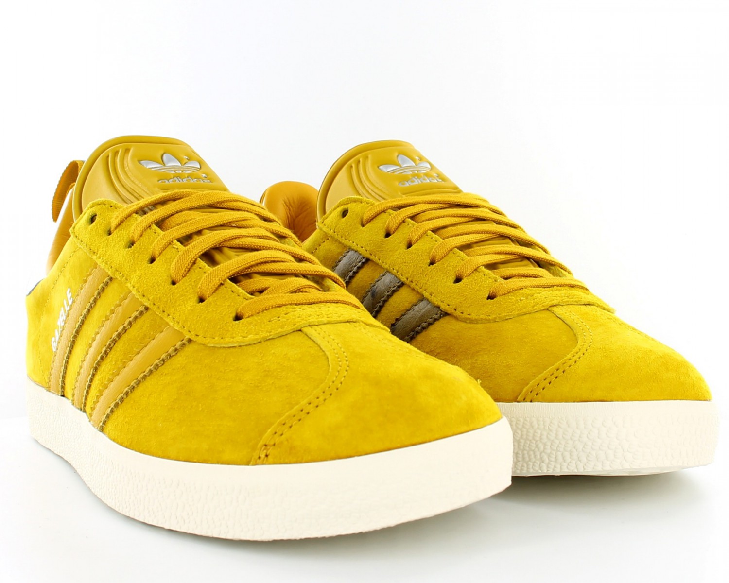 Adidas Gazelle vintage pigskin Jaune yellow