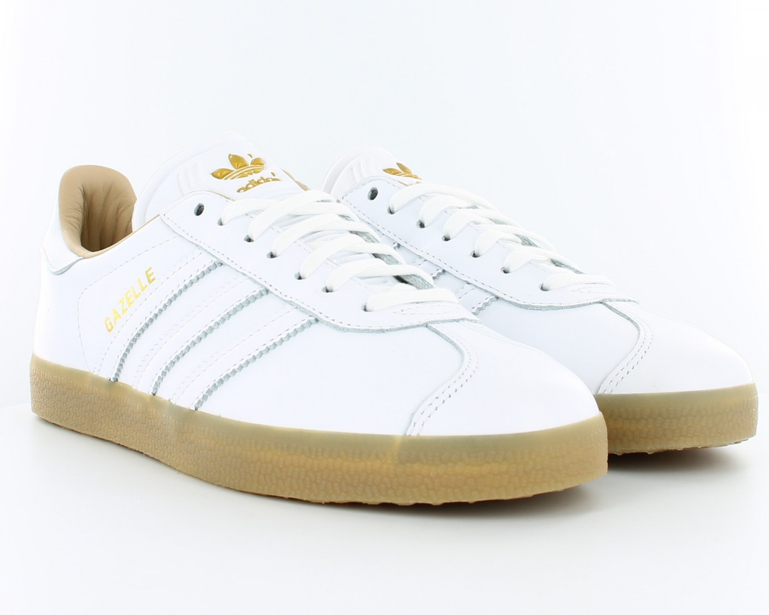 Gazelle adidas sale white leather