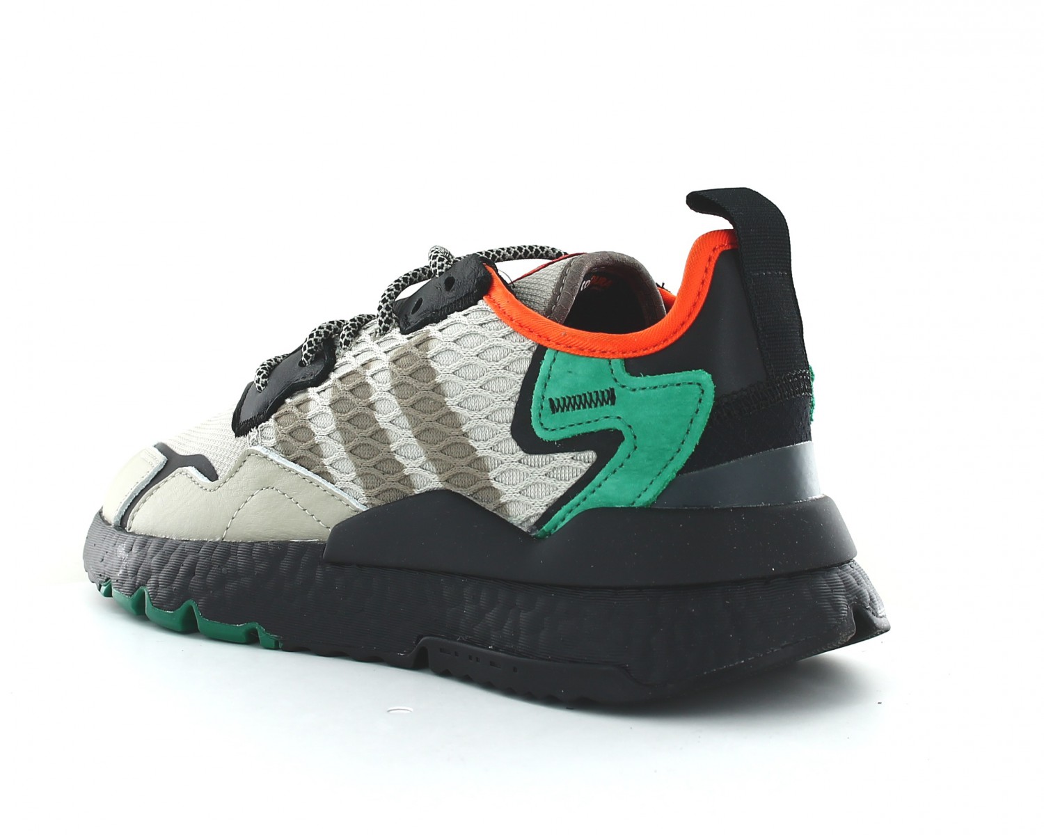 Adidas Nite Jogger Beige vert orange EE5569
