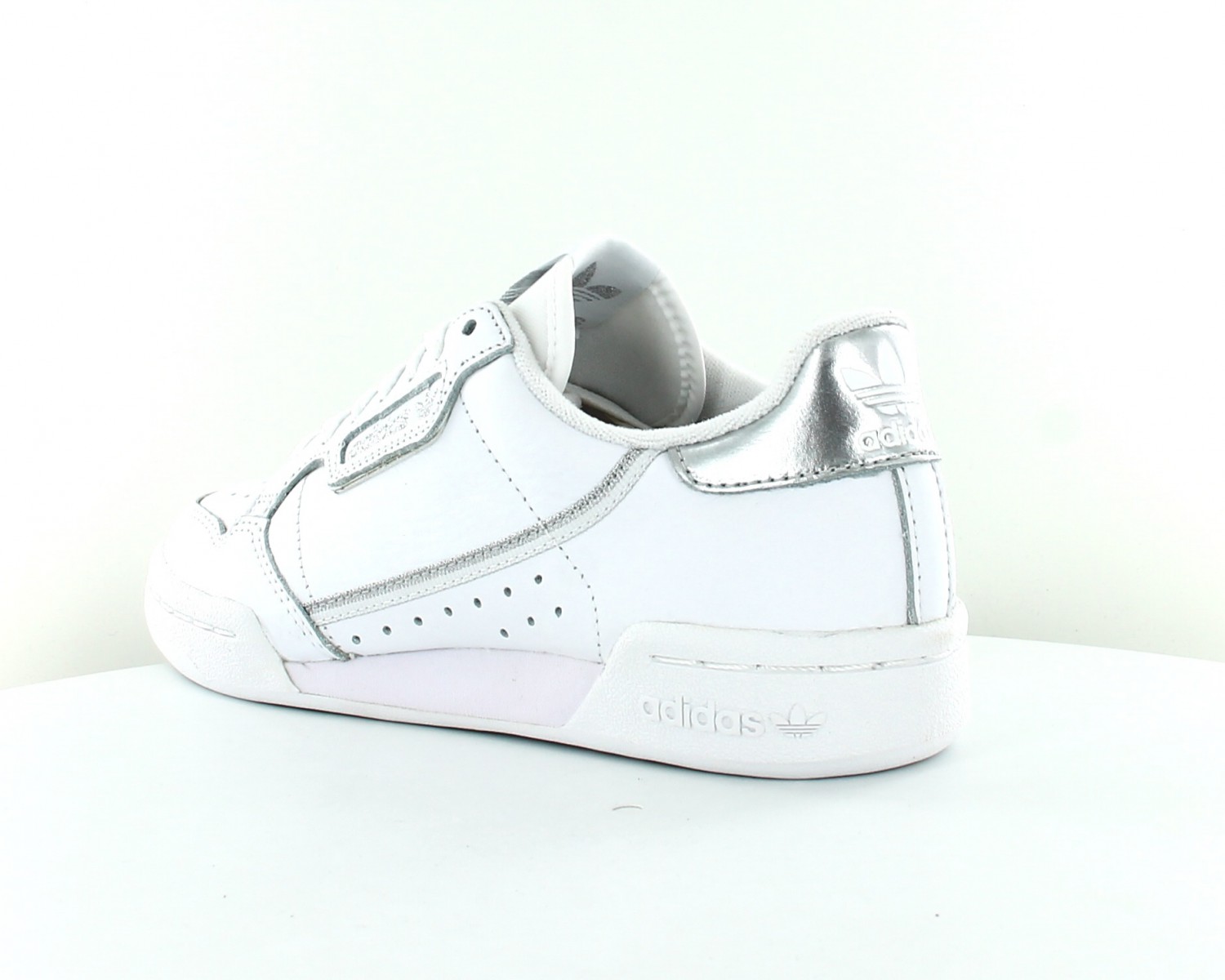 adidas continental 80 femme argent