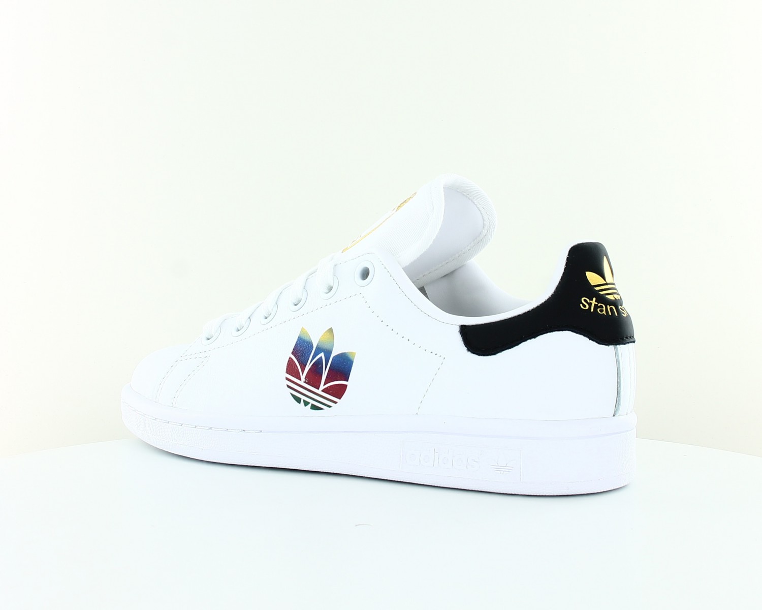 Adidas Stan smith cloud Blanc multicolor noir or FW2443