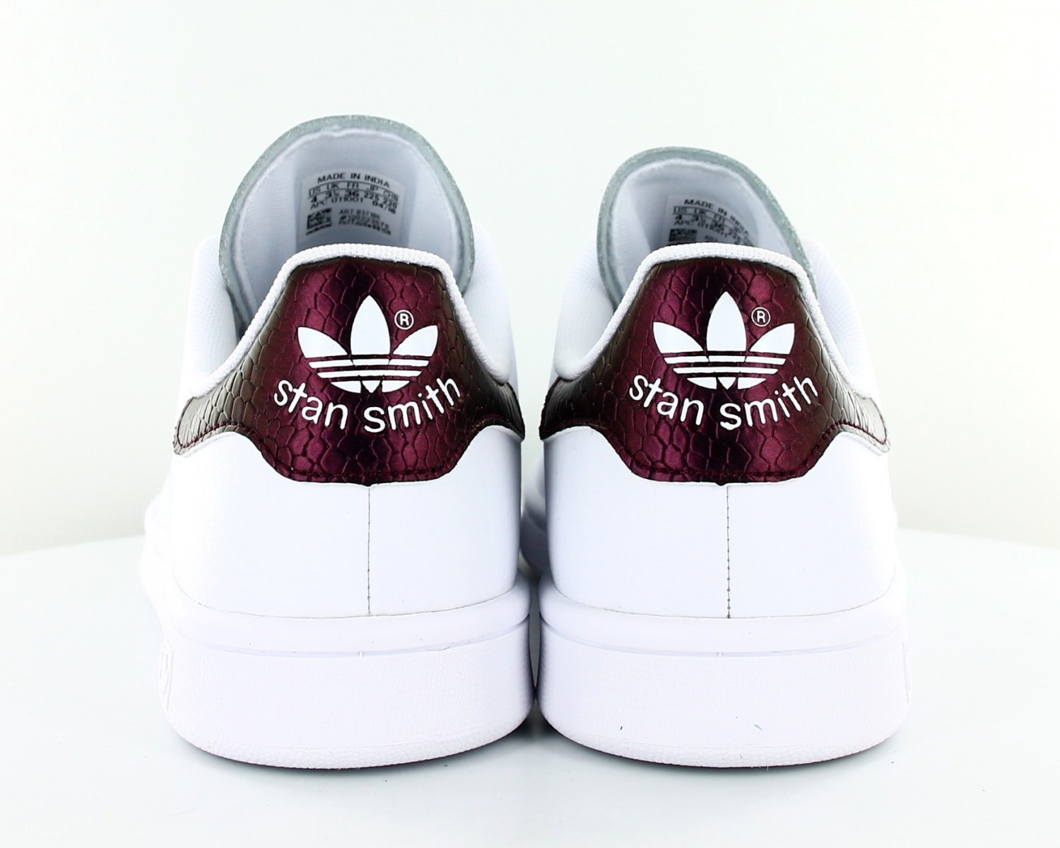 stan smith femme blanche croco