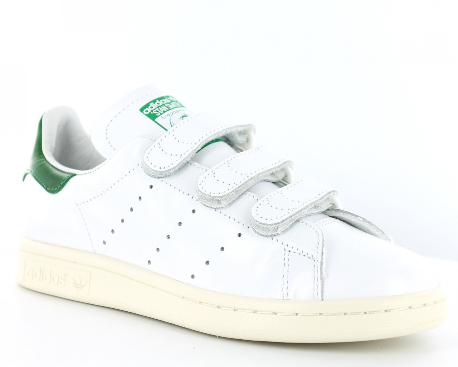 stan smith verte a scratch