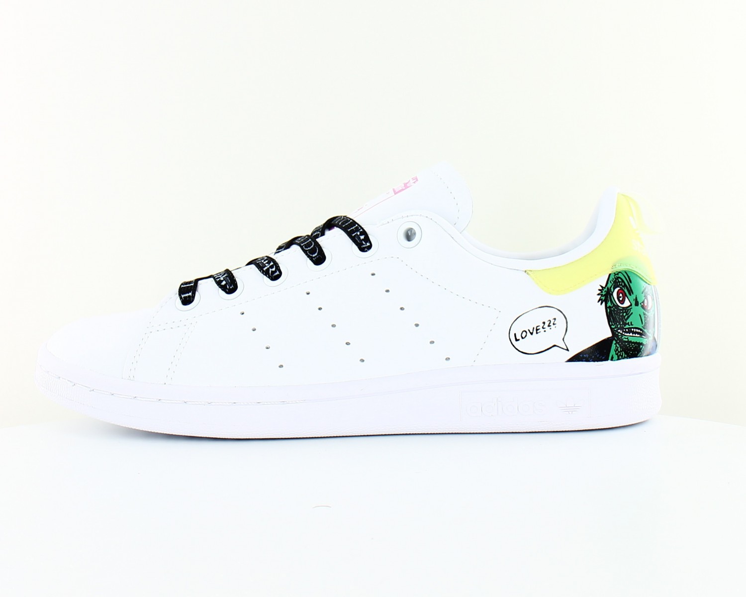 stan smith scratch jaune