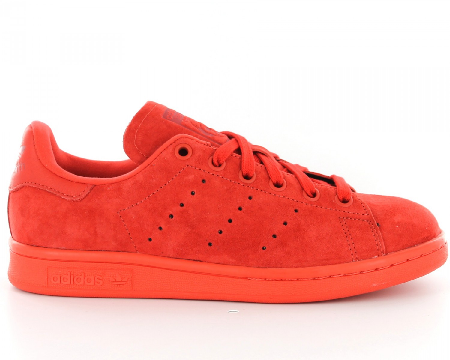 adidas stan smith red mono suede