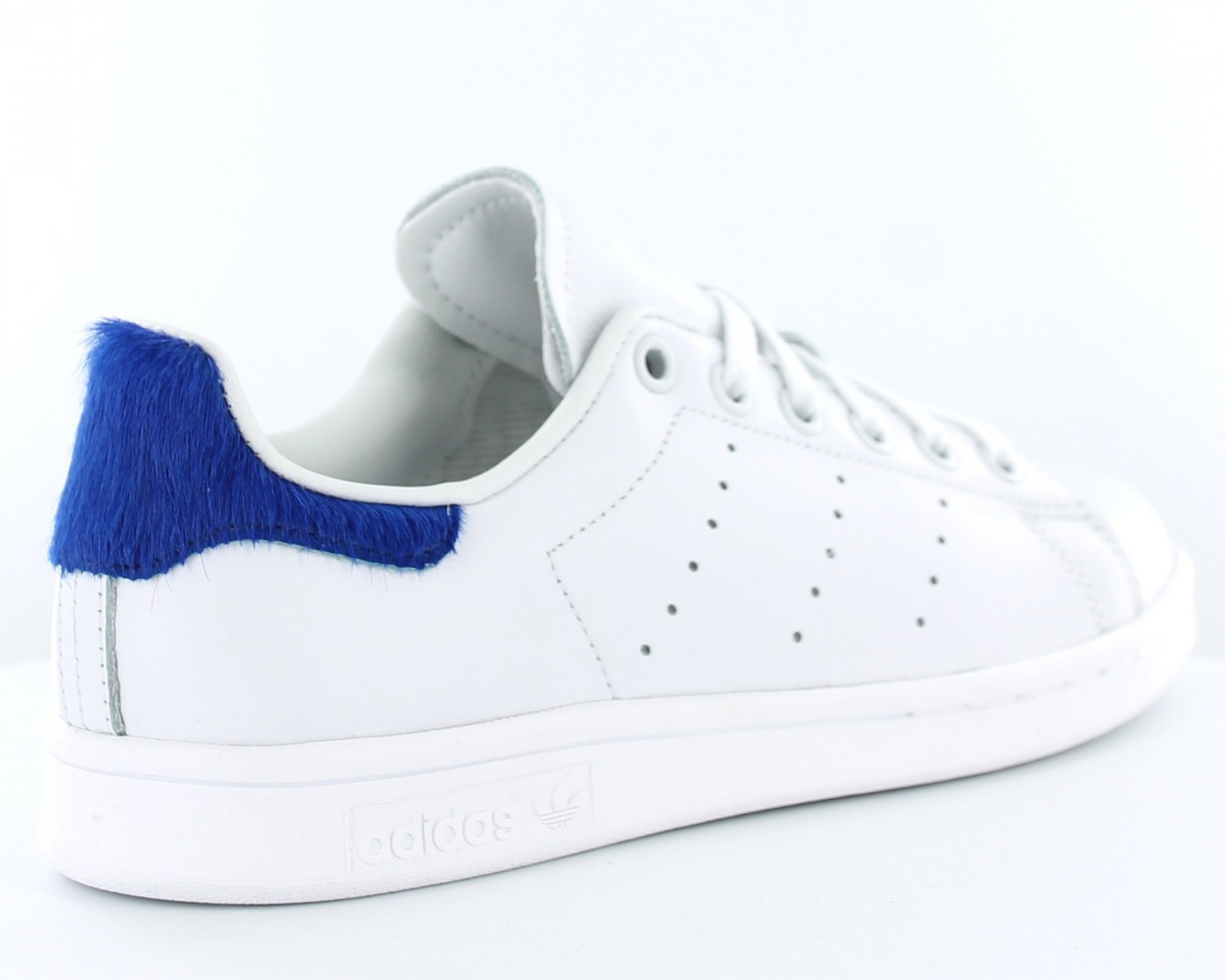 stan smith homme blanc bleu