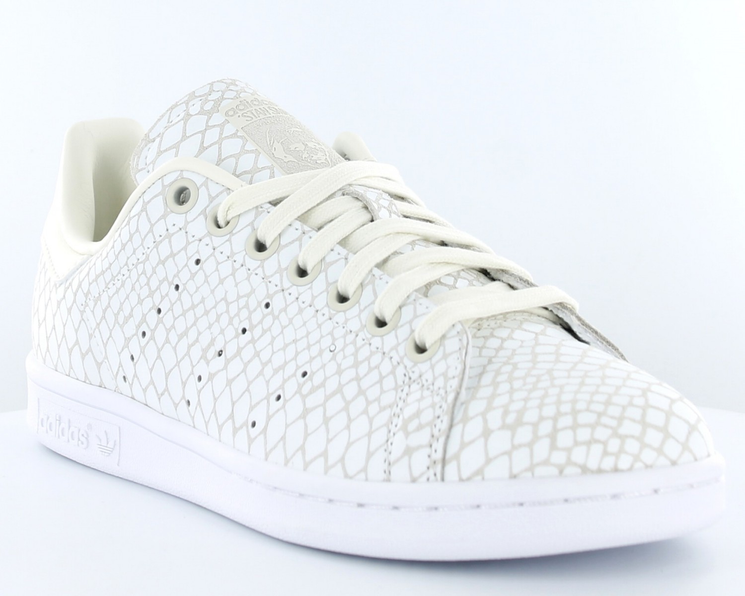 stan smith snakeskin white