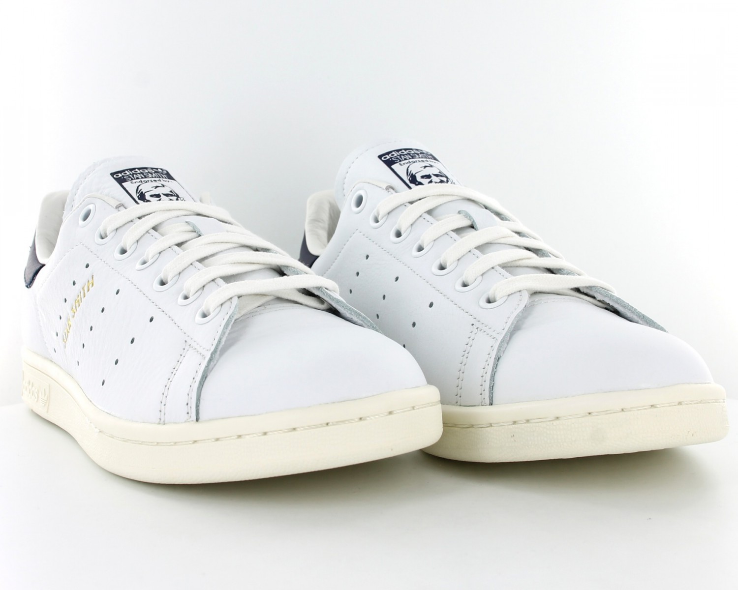 Adidas Stan smith vintage Blanc Bleu Marine CQ2870