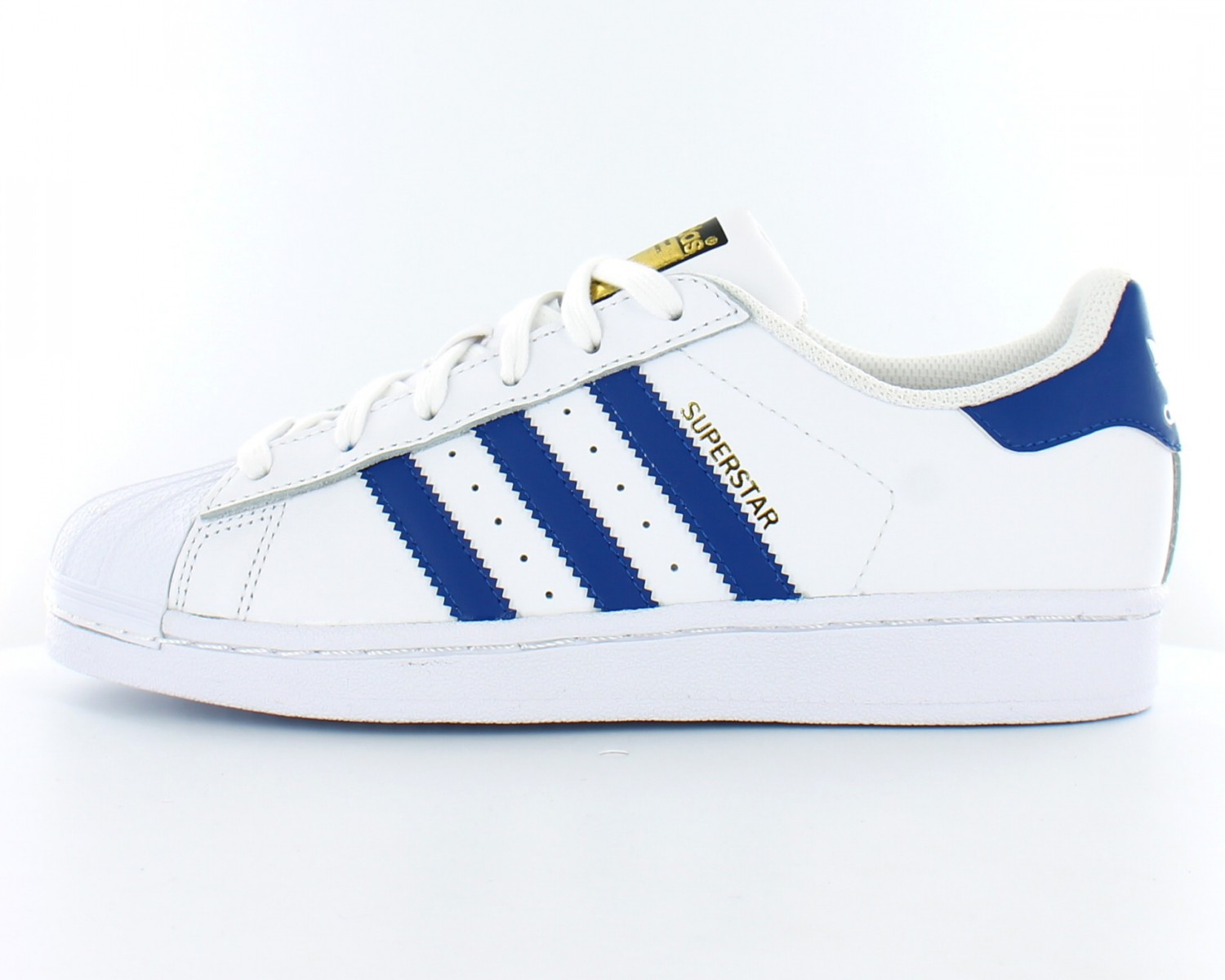 Adidas blanche bleu hotsell