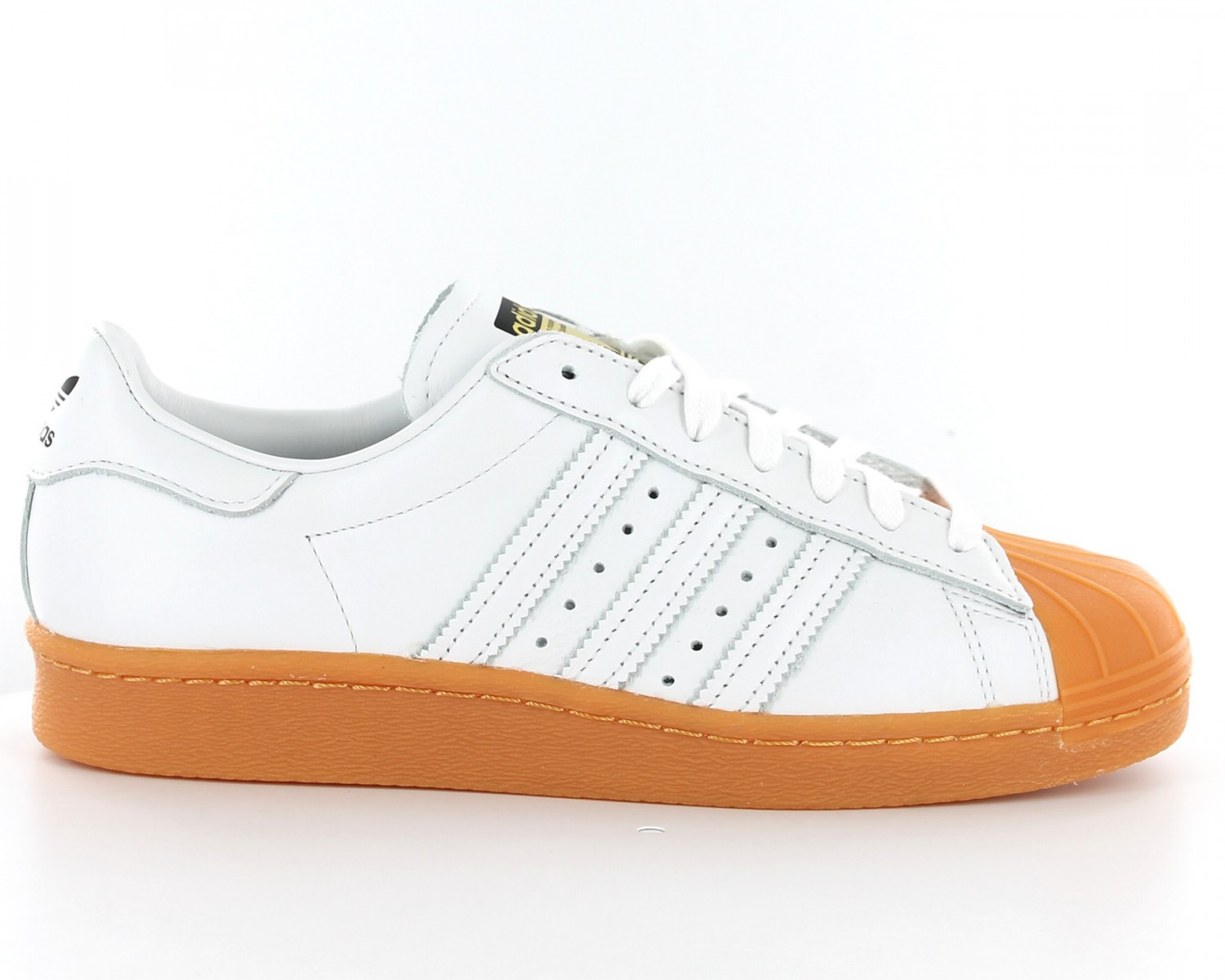Adidas Superstar 80 dlx Blanc-gum S75830