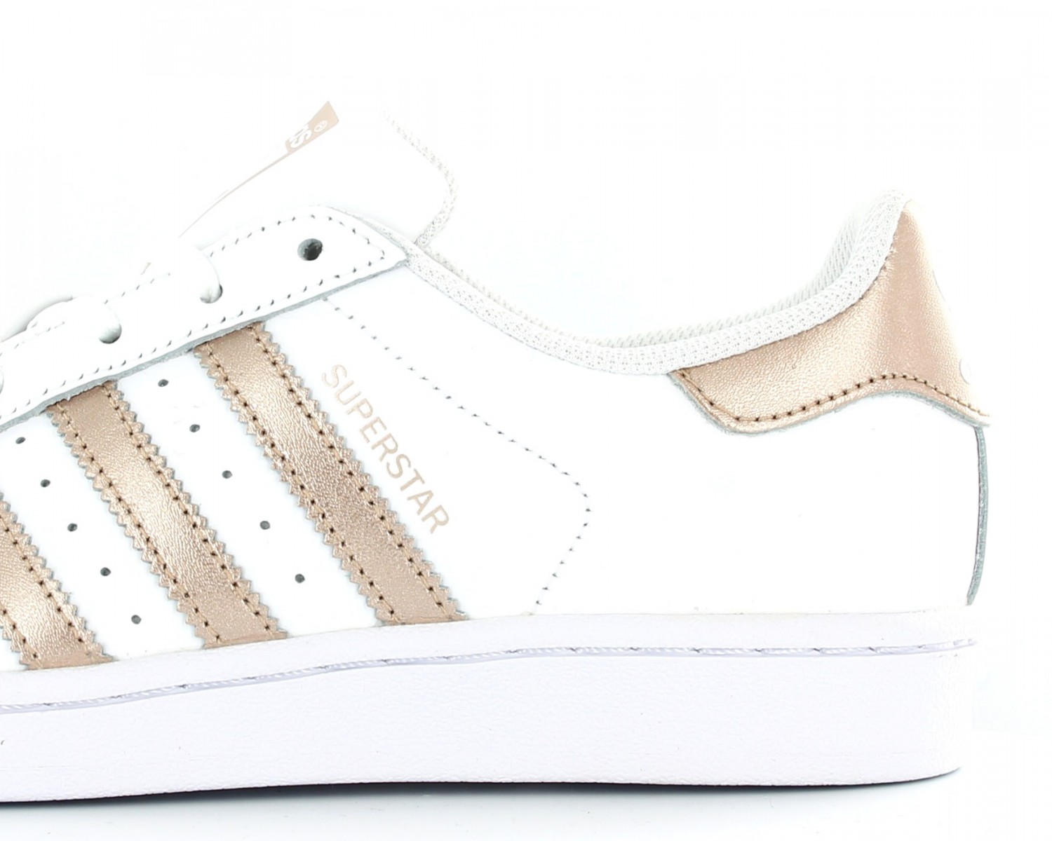 superstar blanche et rose gold