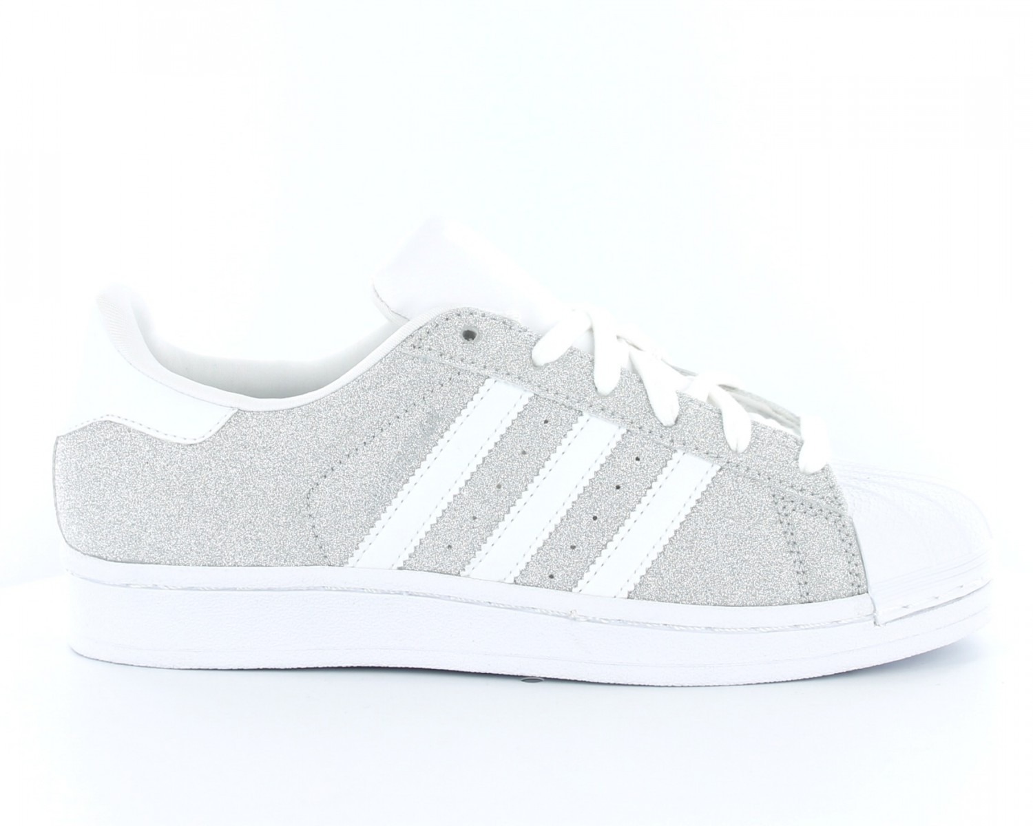 adidas superstar grise et blanche femme