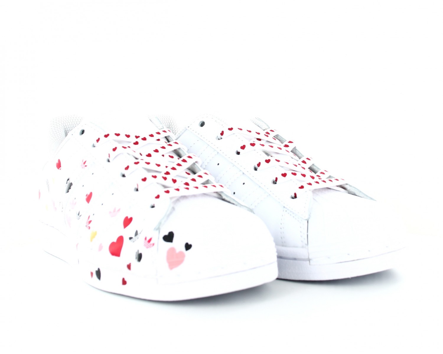 adidas superstar femme rouge et blanche