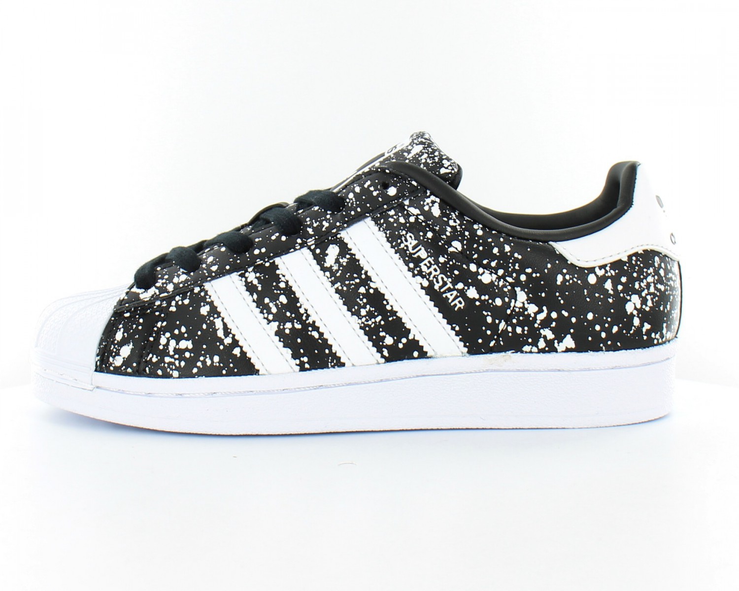 adidas superstar femme noir et or