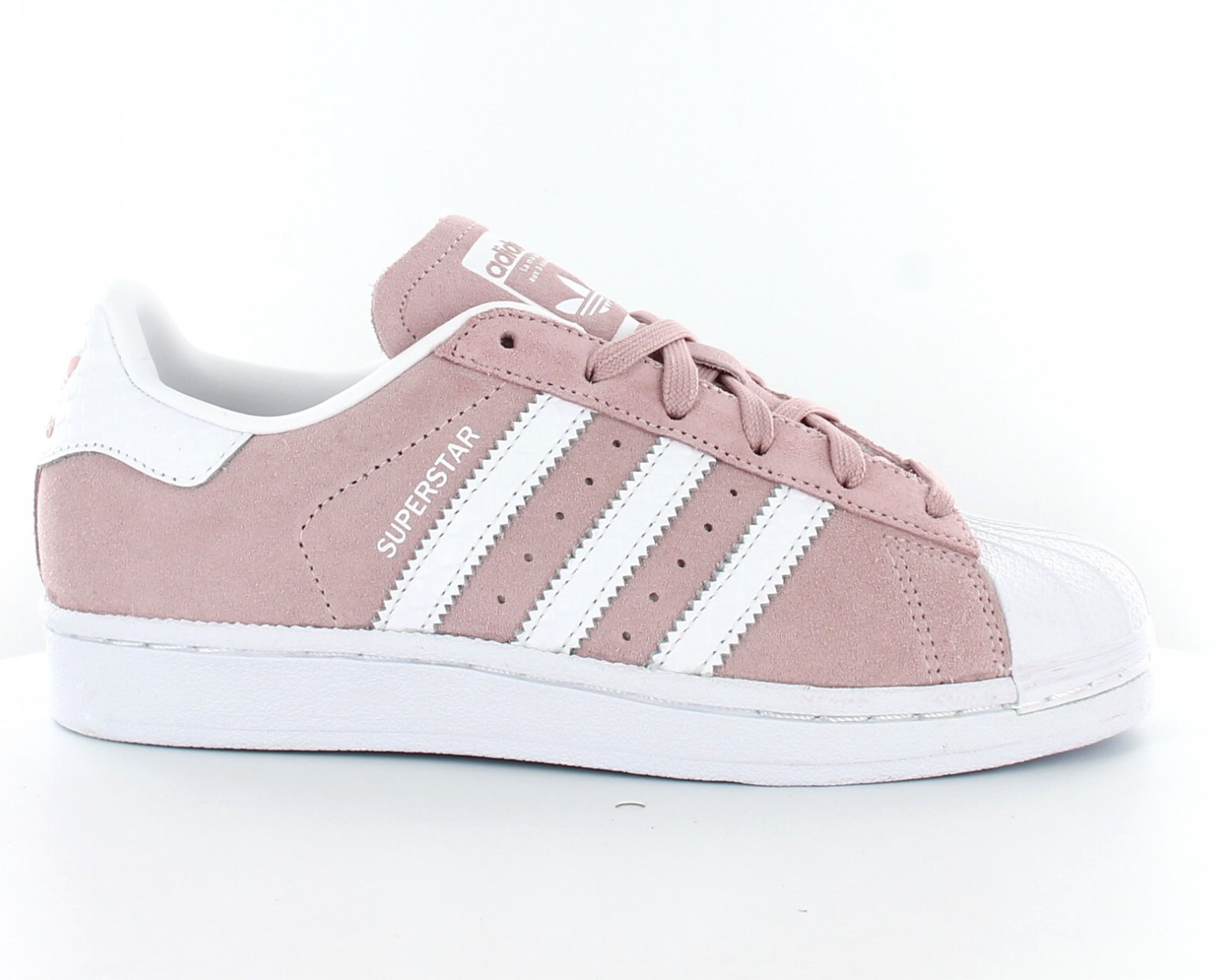 adidas superstar femme bordeaux et blanche