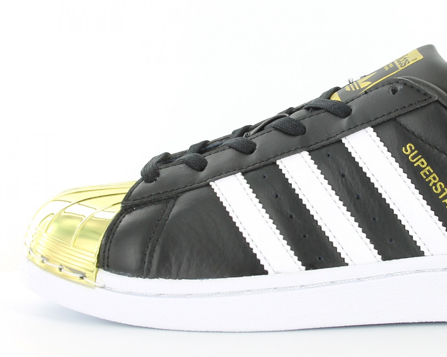 Adidas Superstar Metal Toe Noir-blanc-or
