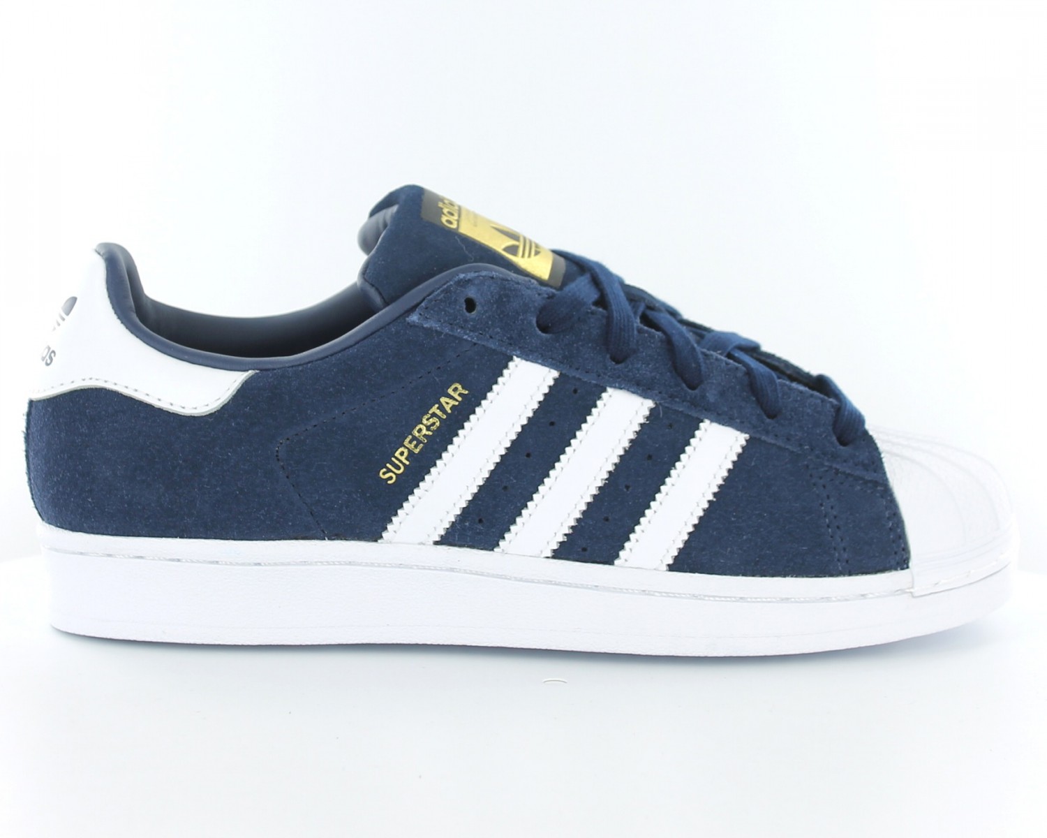 adidas superstar bleu et or