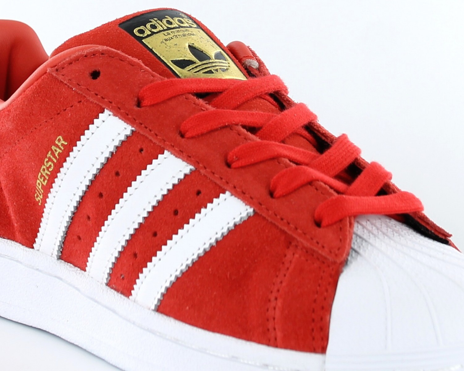 adidas superstar rouge et noir