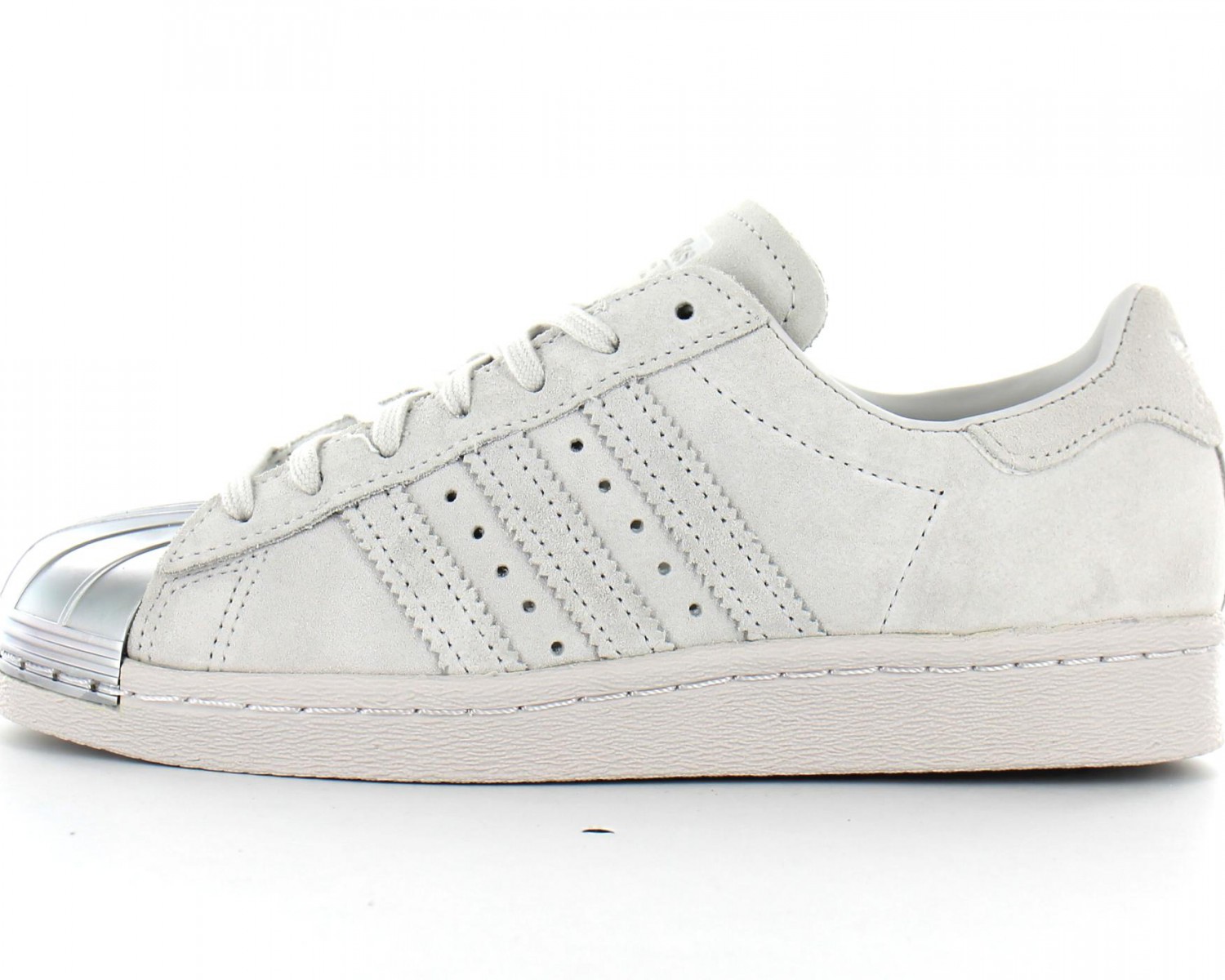 Adidas superstar metal toe enfant blanc sales