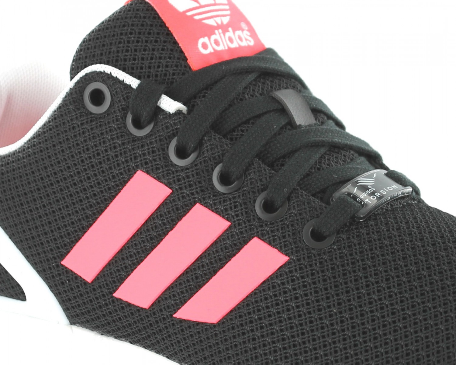 adidas zx flux noir rose blanc