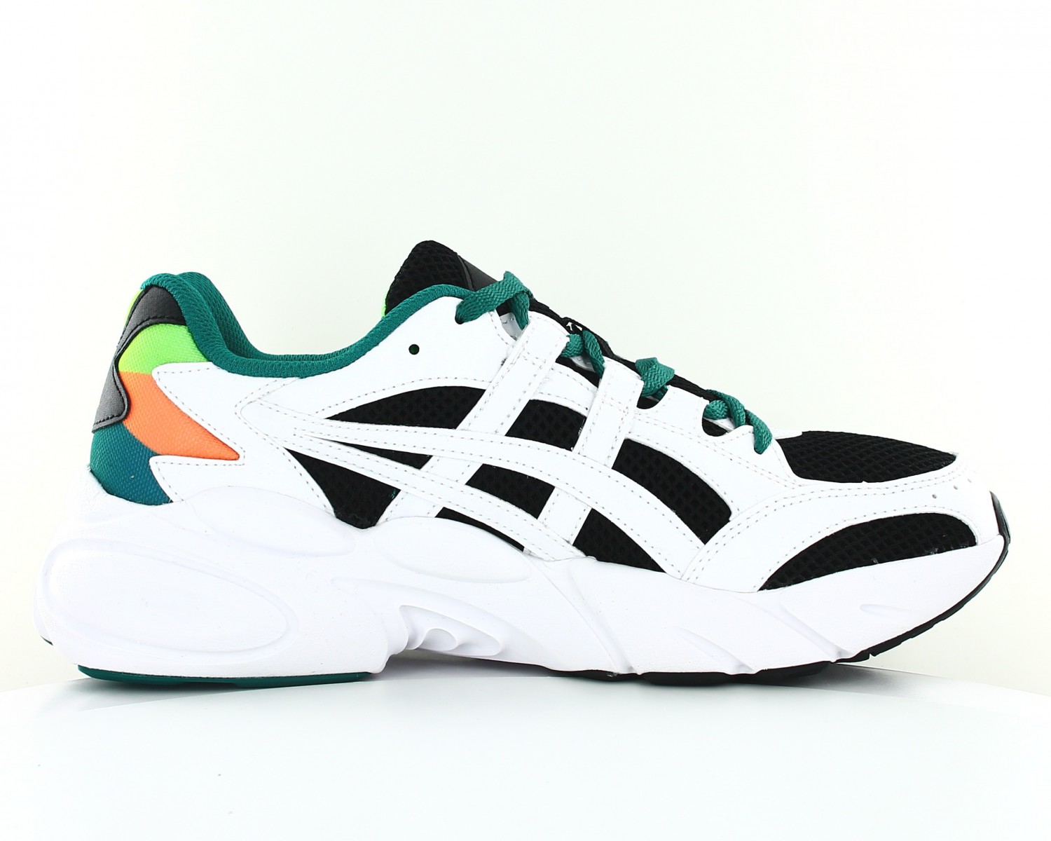 Asics Gel bondi Blanc noir vert multicolor 1021A145.001