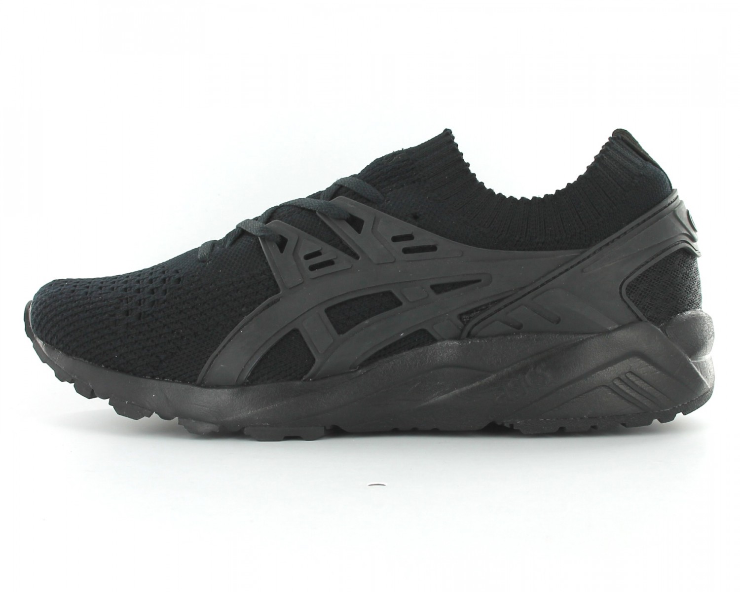 asics gel kayano trainer knit black