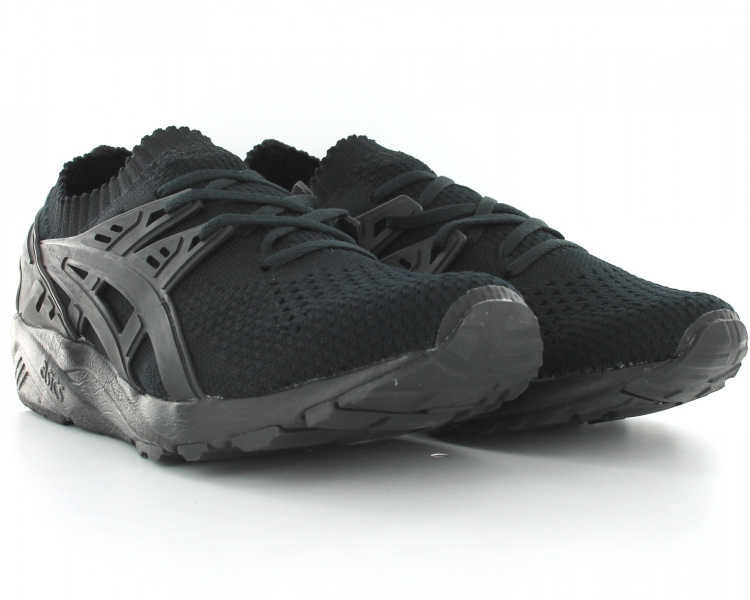 asics gel kayano trainer knit black