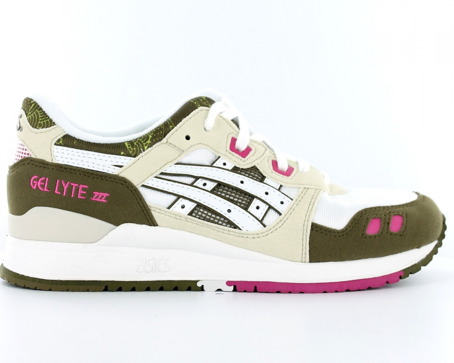 asics gel lyte iii femme kaki