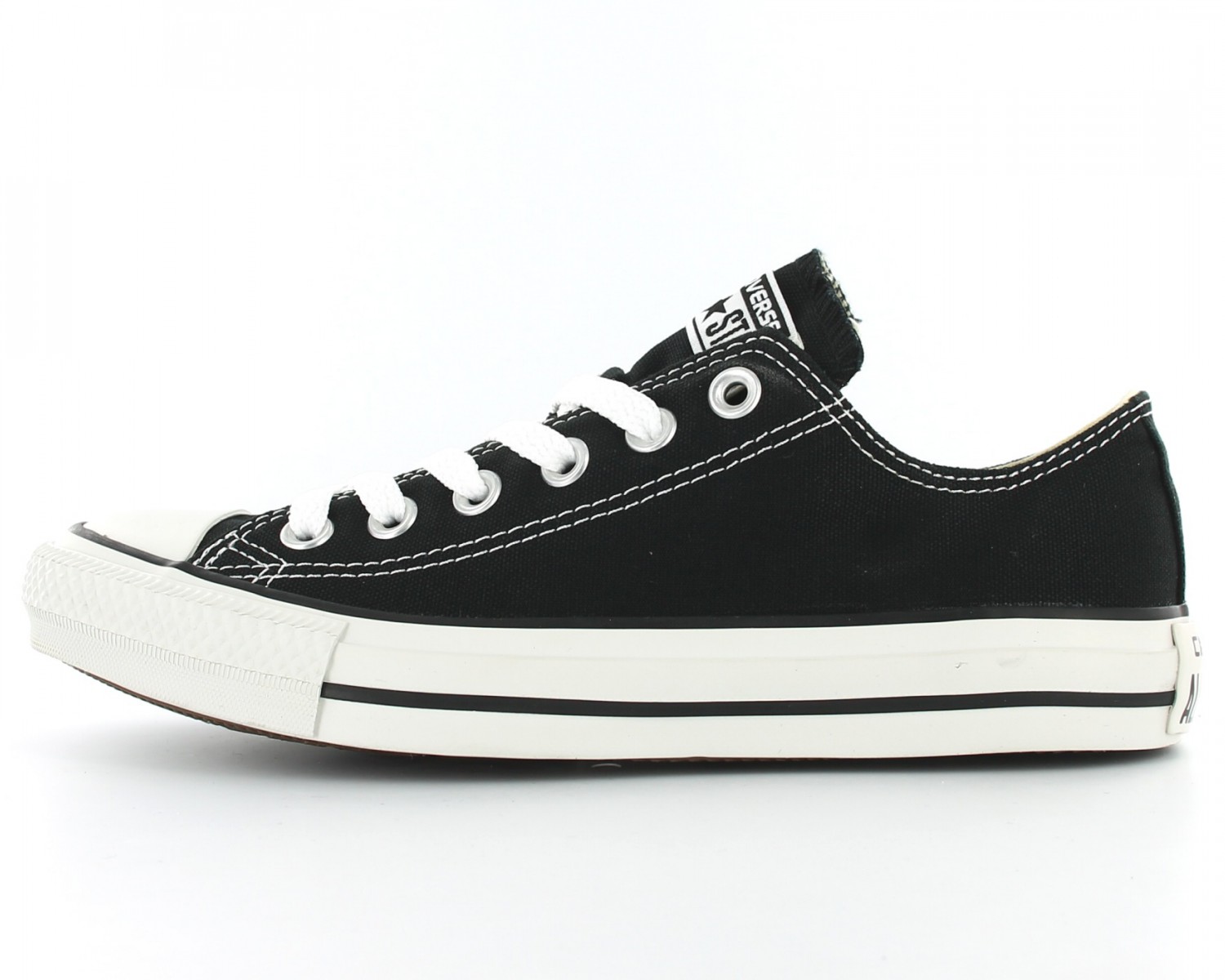 converse noir basse femme