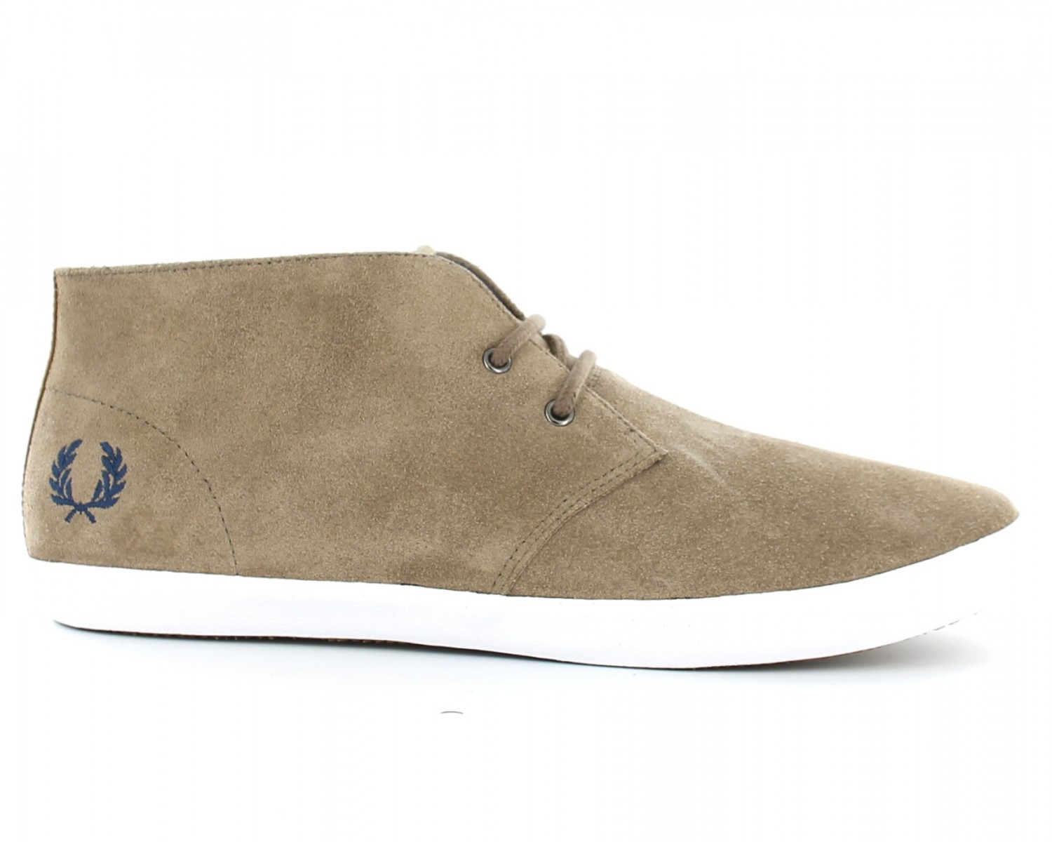 Fred Perry Byron Suede mid F. Perry BEIGE/BLEU