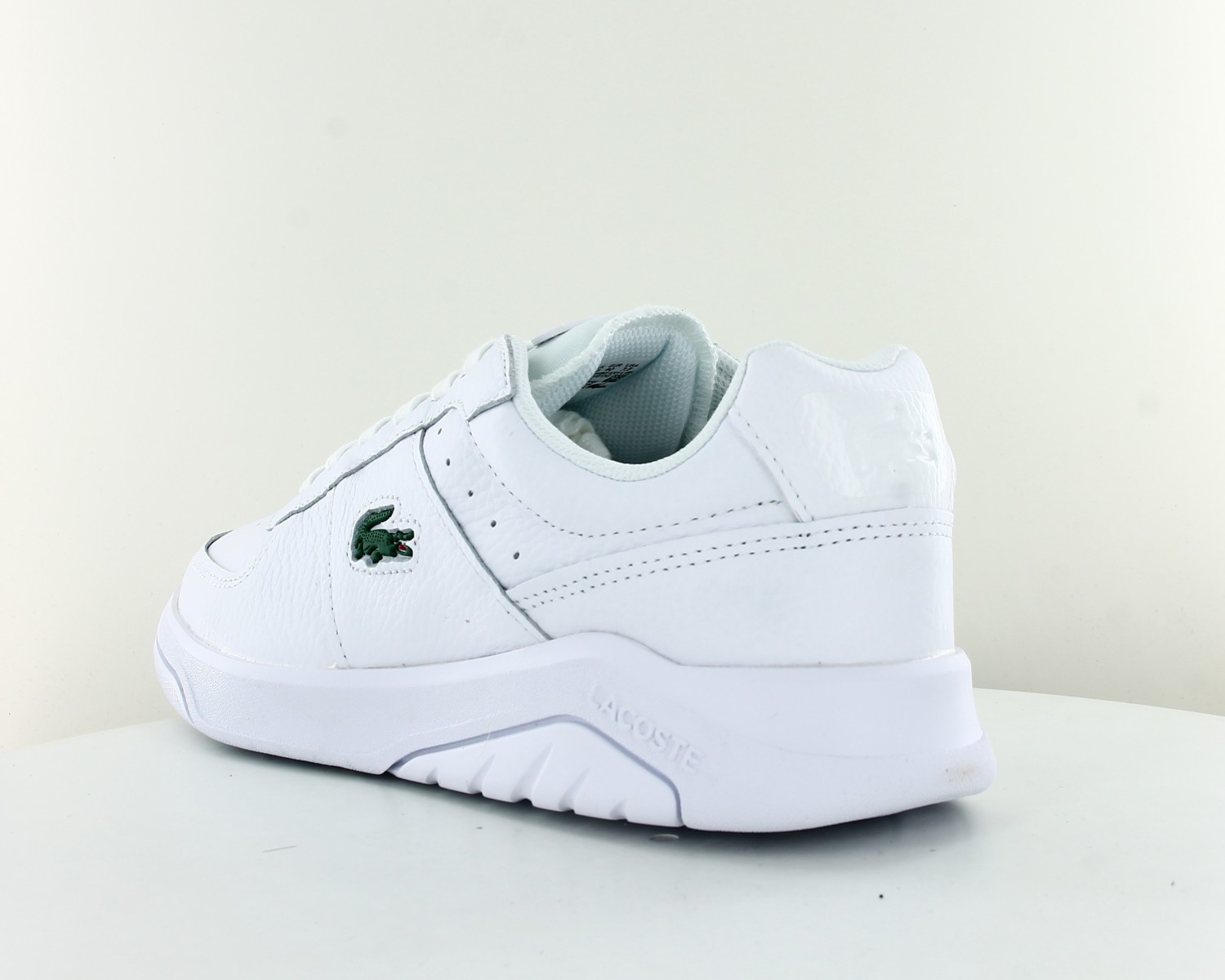 Lacoste Game Advance Blanc Or Branco - Sapatos Sapatilhas Mulher
