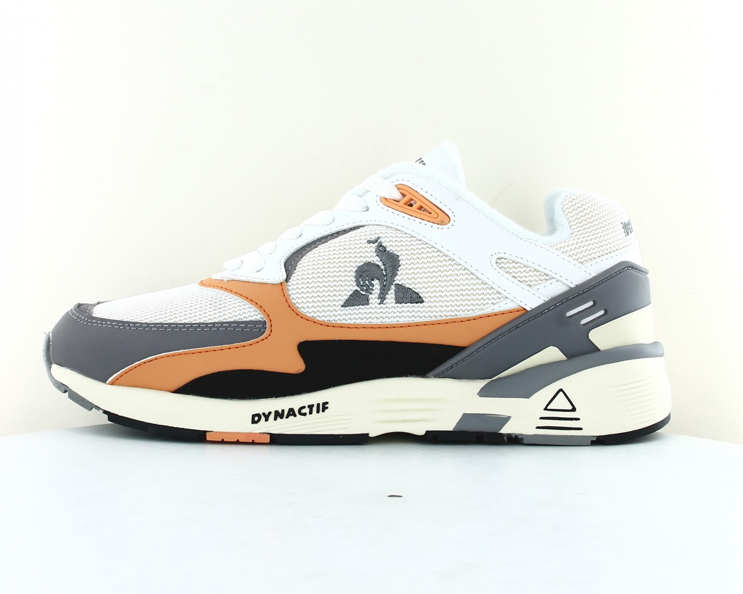 Lecoqsportif Lcs r1100 colors Blanc orange gris noir