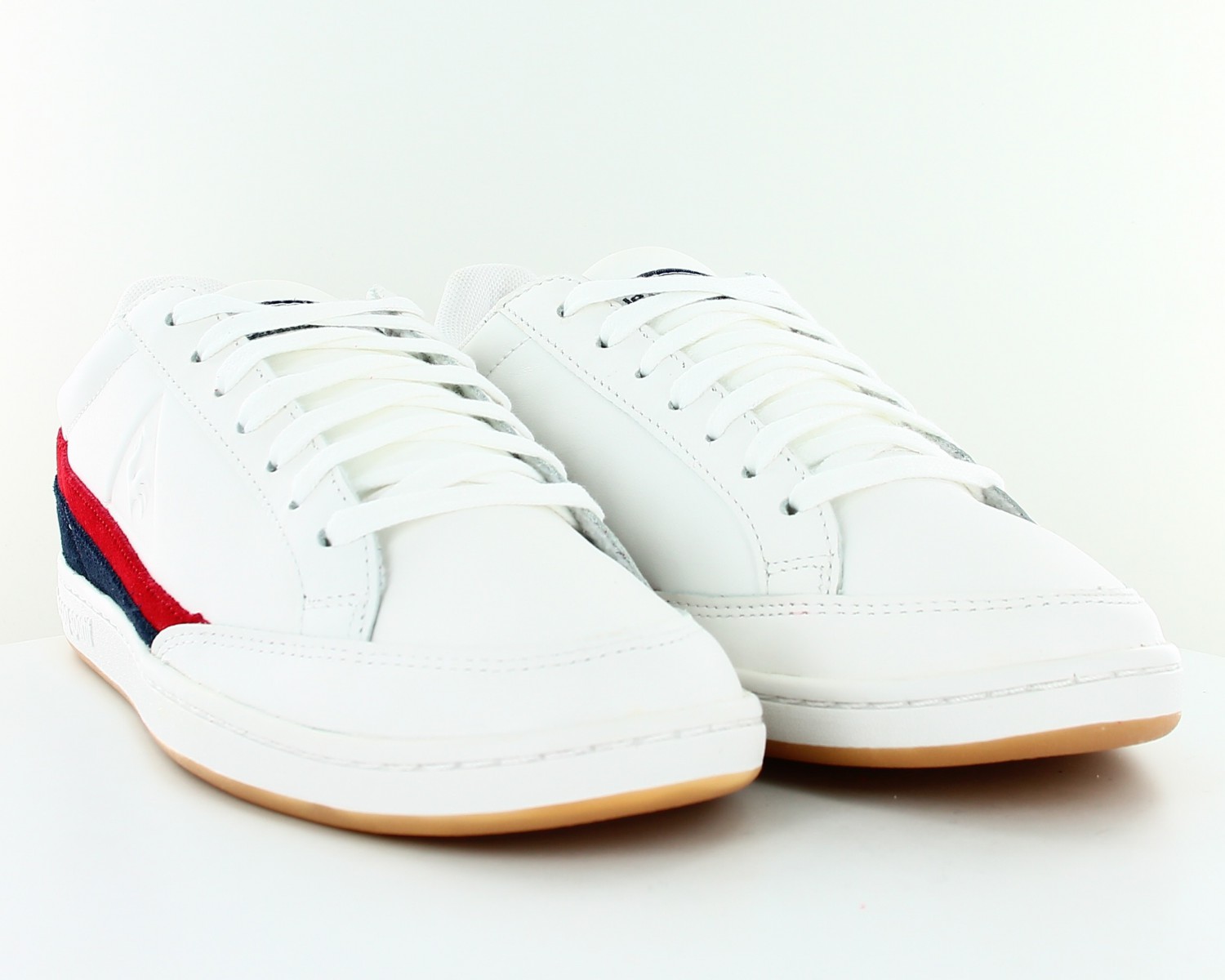 Lecoqsportif Courtclay tricolore Blanc rouge bleu 1910232