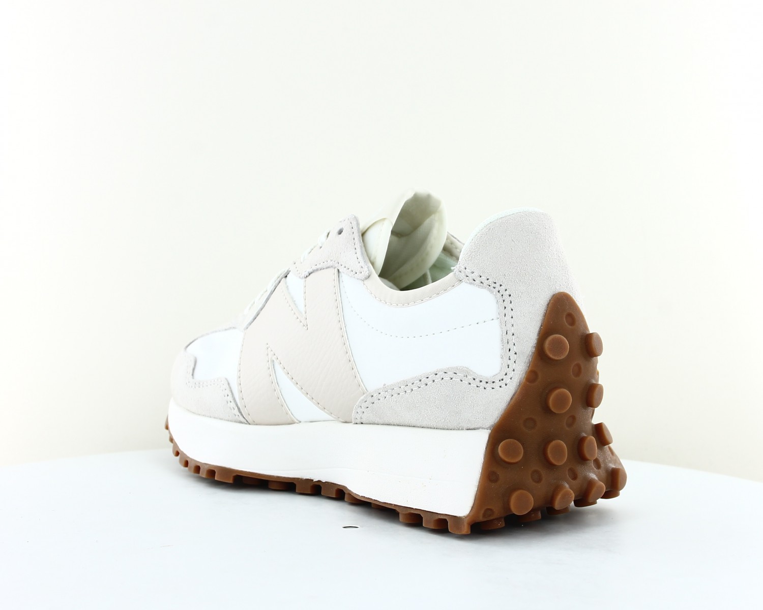 New Balance 327 Blanc beige gomme WS327AN