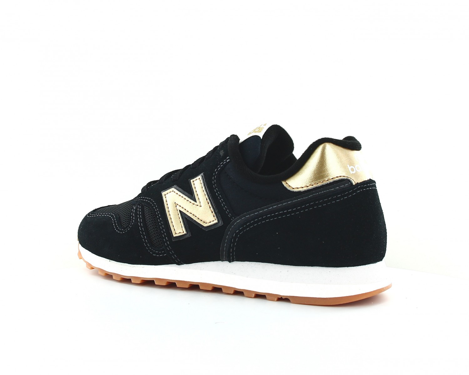 new balance 373 black suede