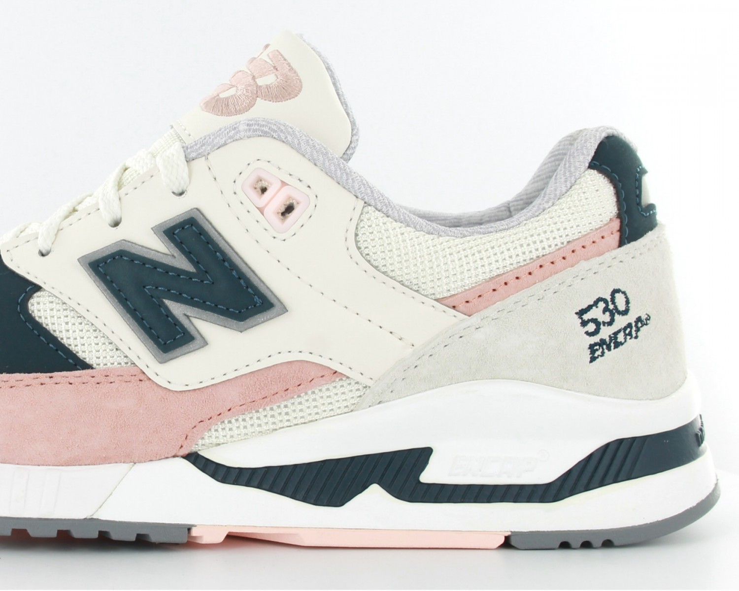 new balance 530 rose et blanc