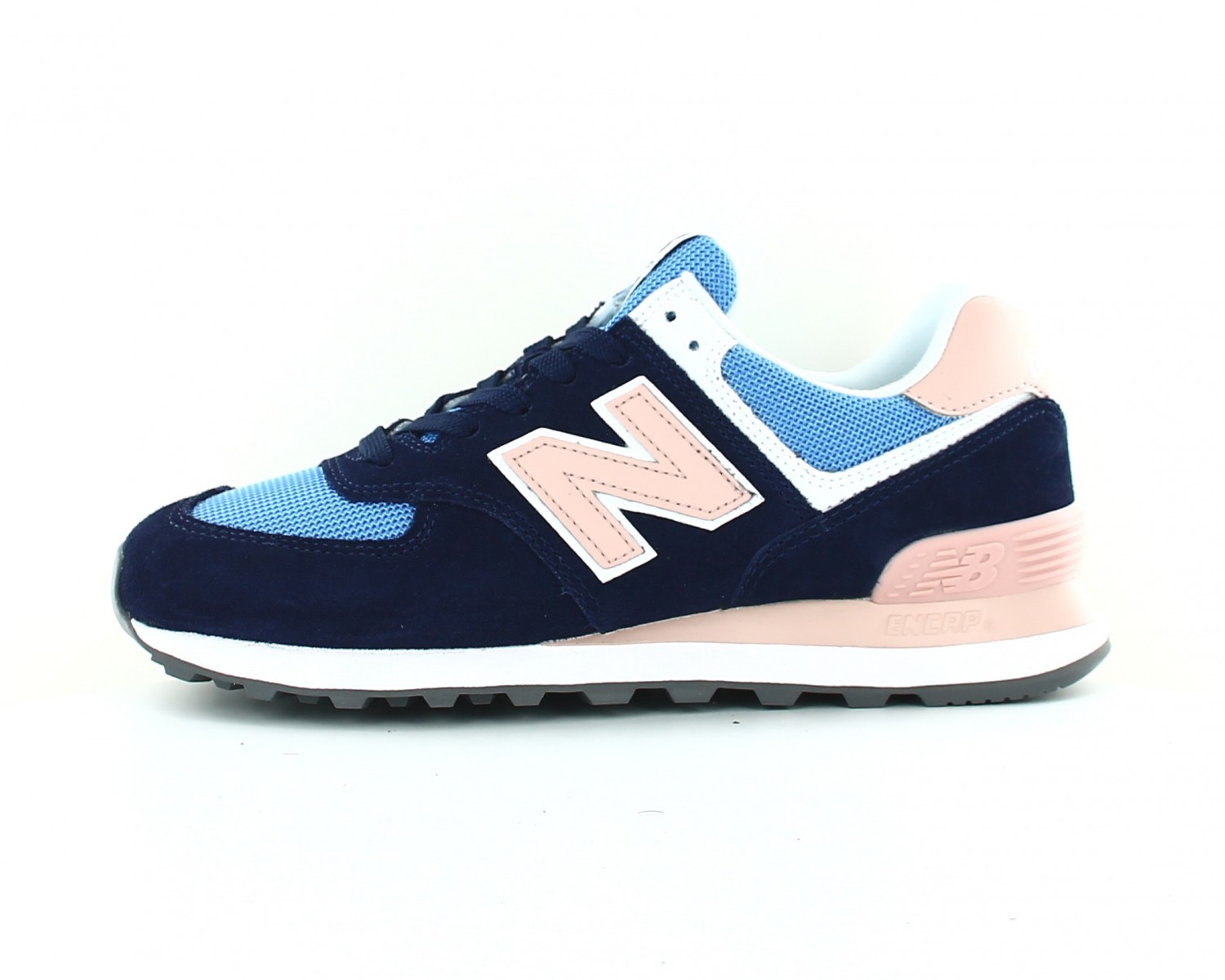 new balance 574 bleu marine et rose