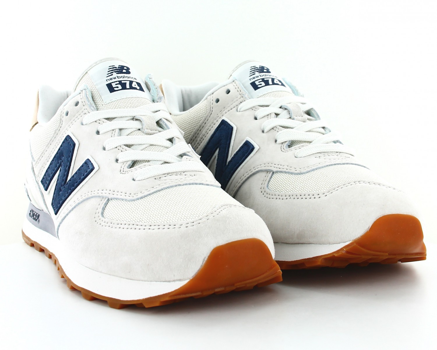 New Balance 574 classic Beige bleu marine beige