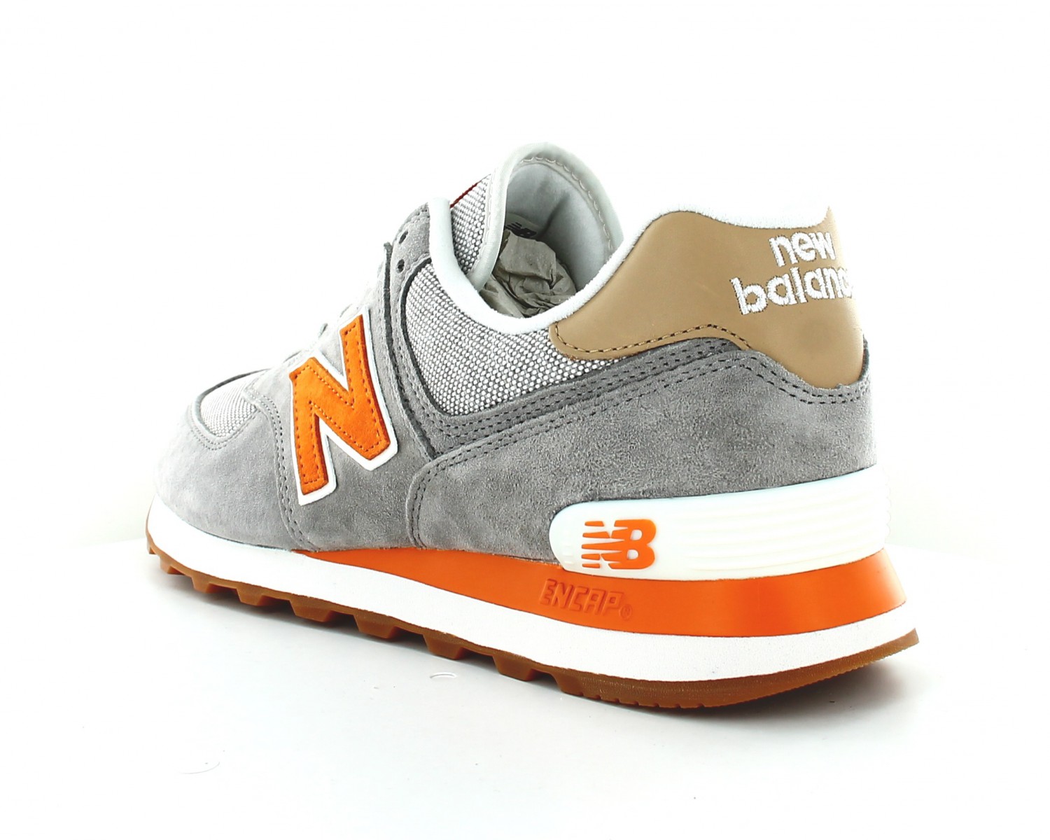 new balance gris et orange