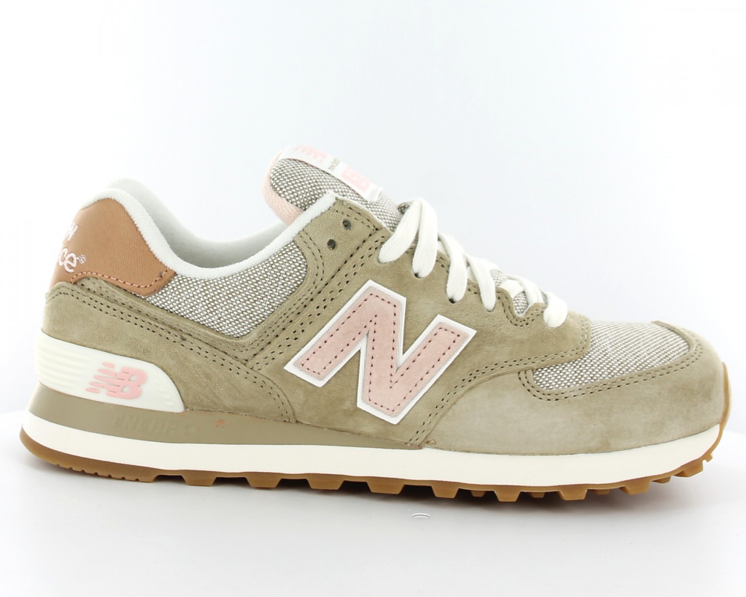 new balance 574 femme beige et rose