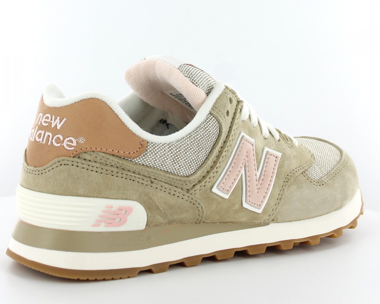 new balance 574 femme beige et rose