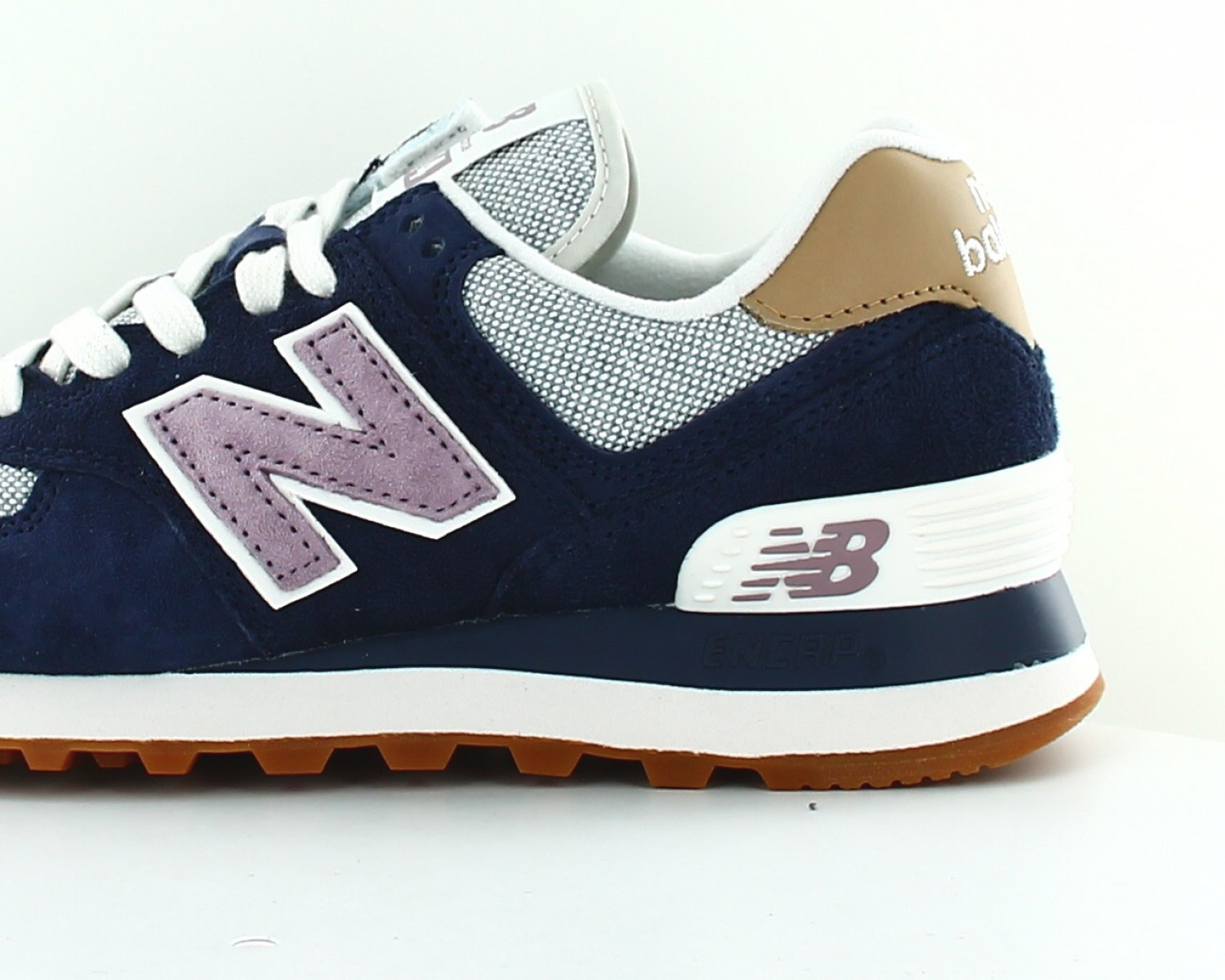 new balance 574 femme bleu marine et blanc