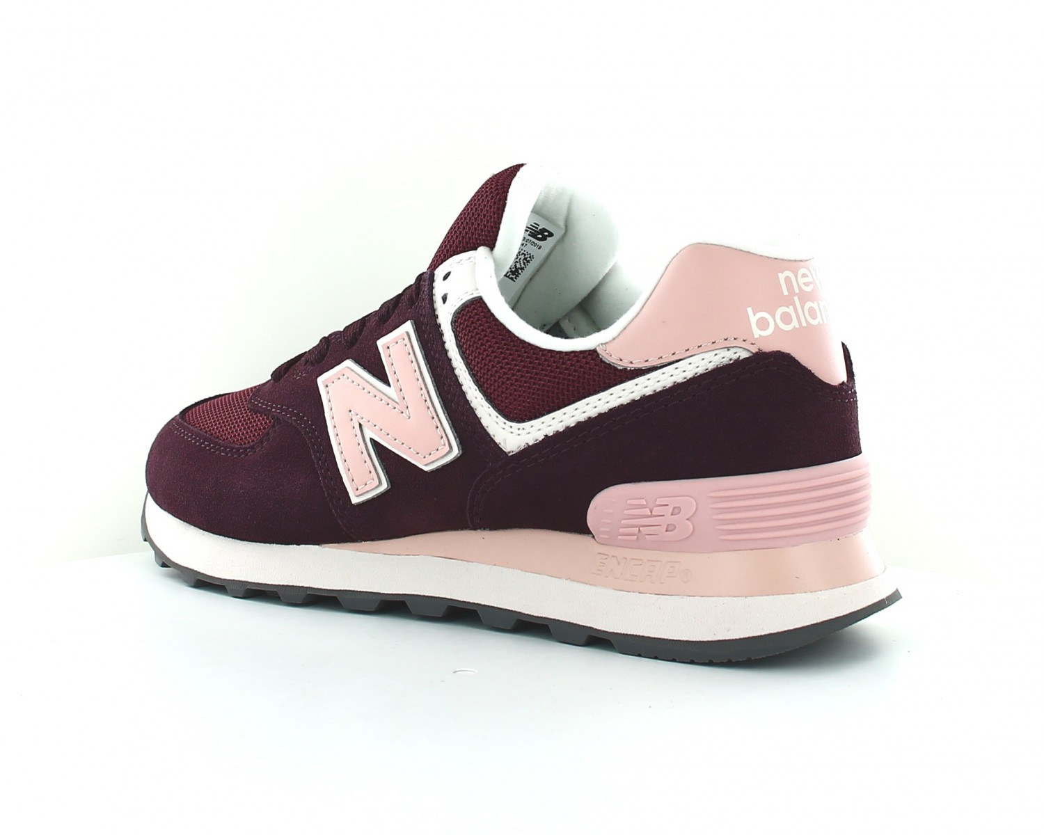 new balance femme bordeaux port茅