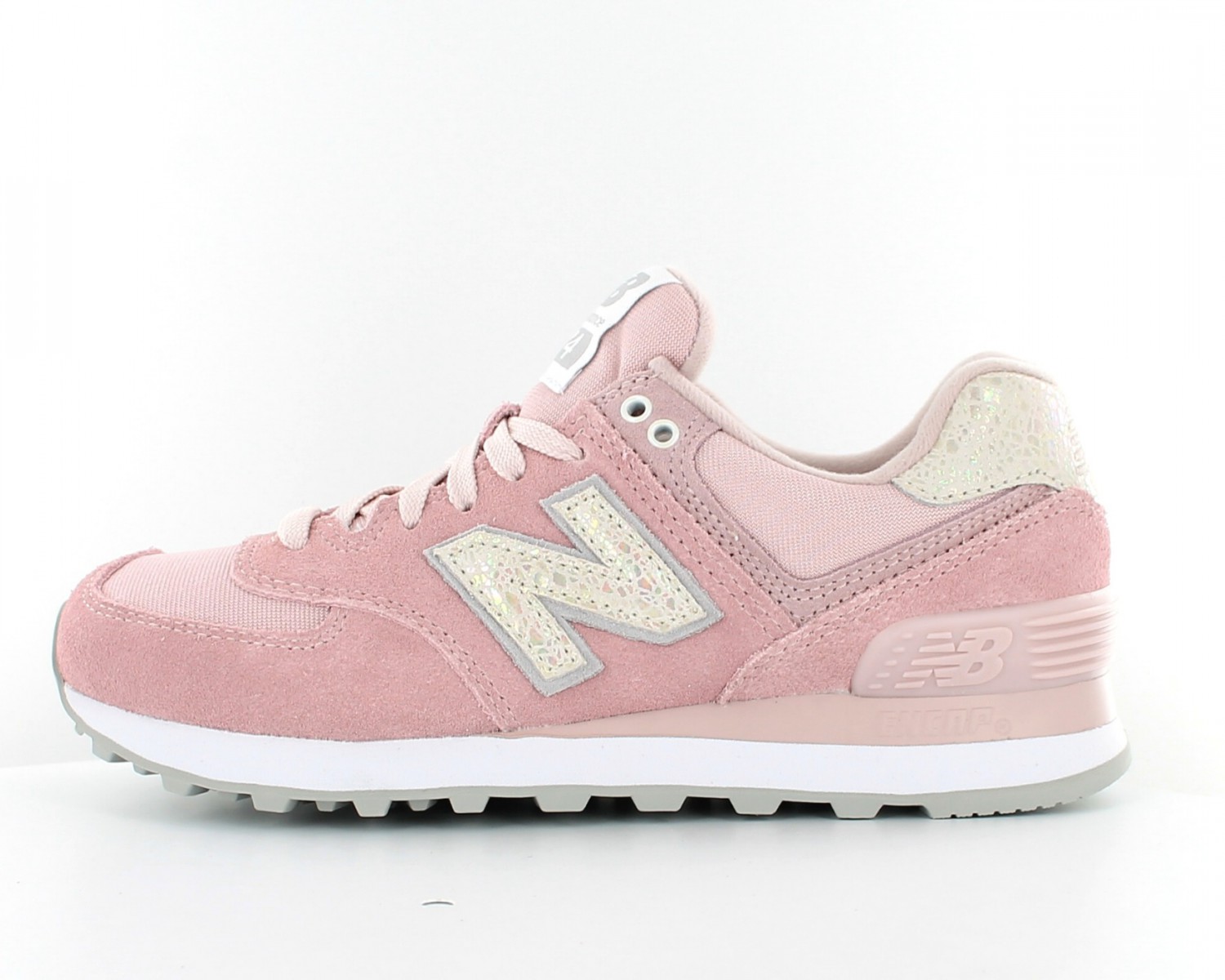 new balance 574 femme beige et rose