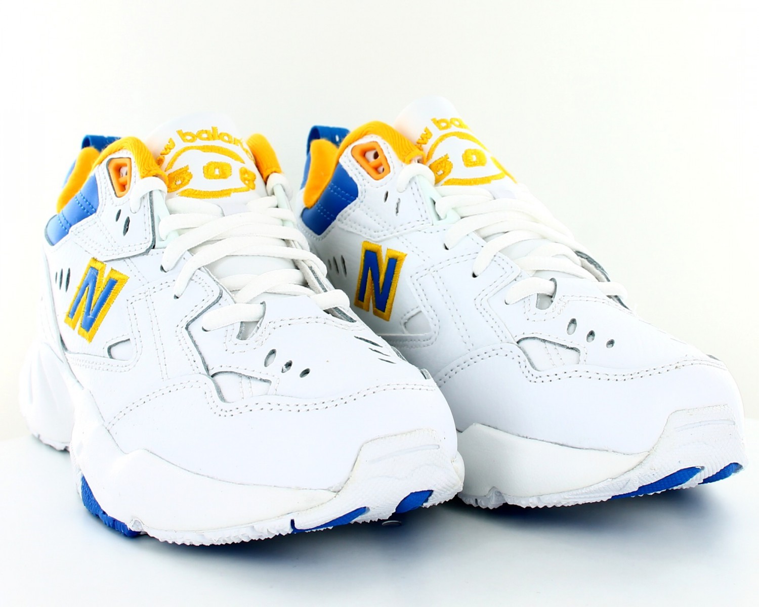 new balance blanche jaune