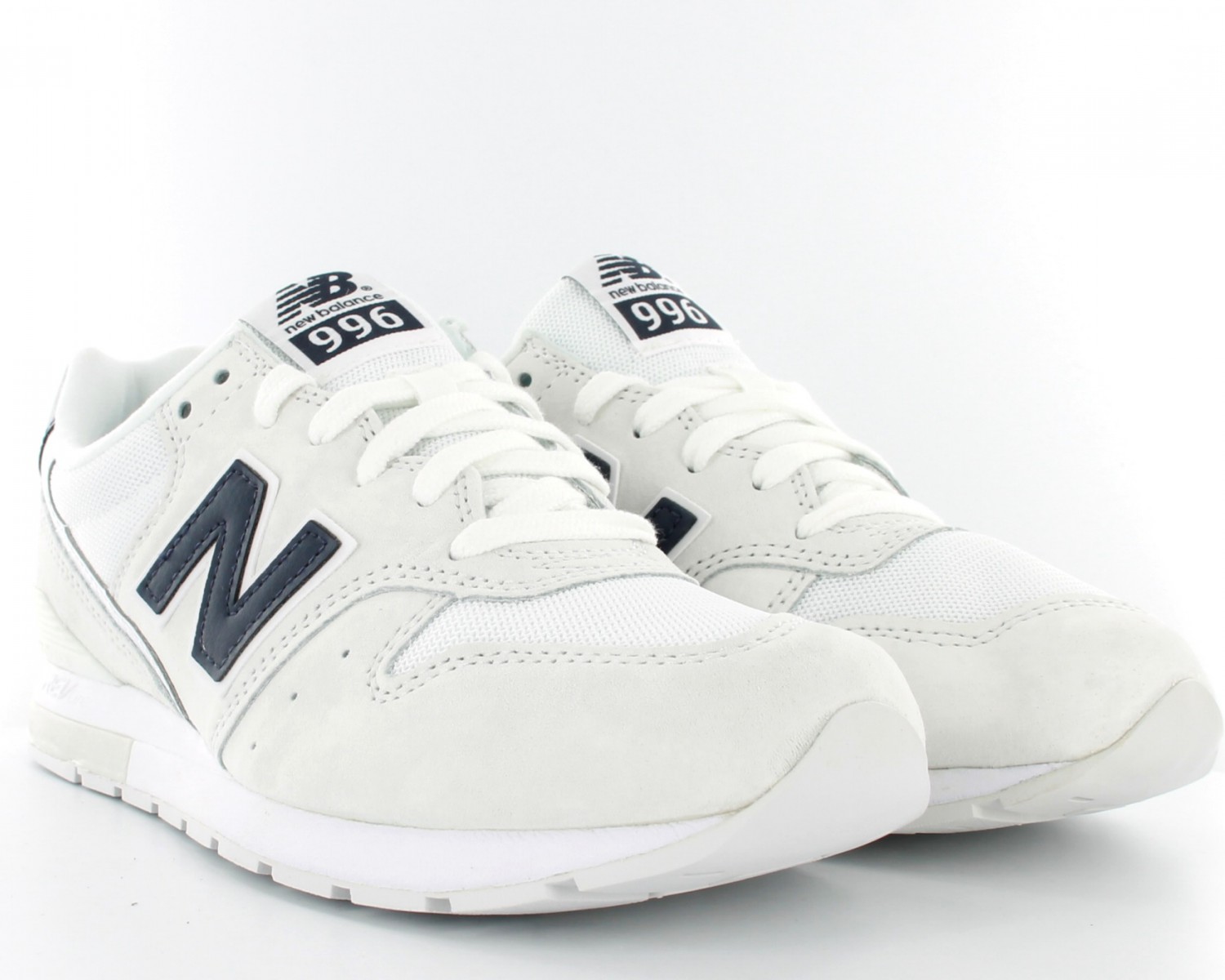 New Balance 996 Suede Blanc bleu