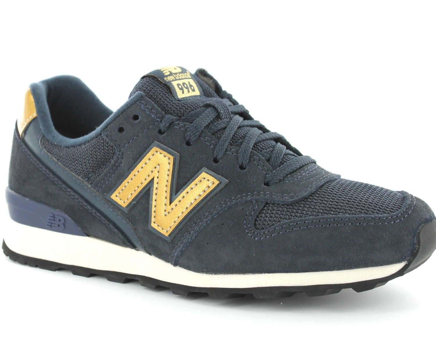 basket new balance bleu marine et or